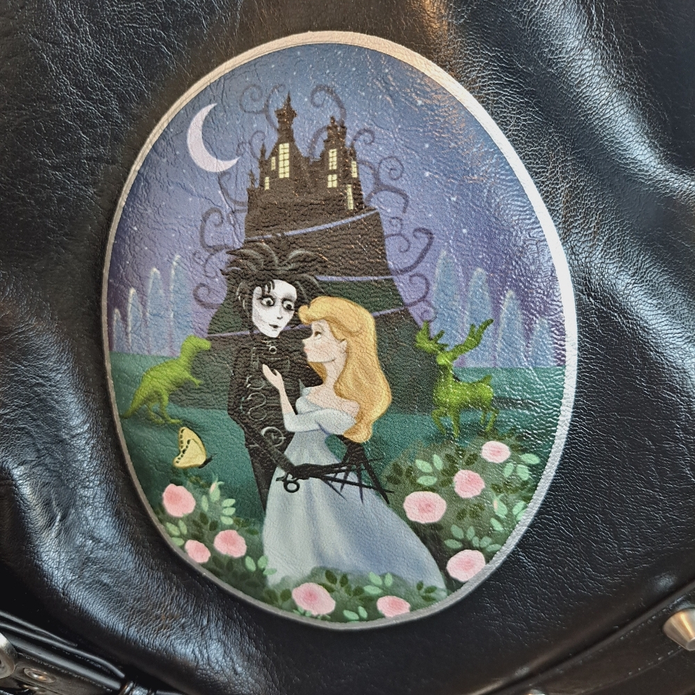 Edward Scissorhands & Kim Dark Romance Whimsigoth Dark Fairy Hobo Bag Purse